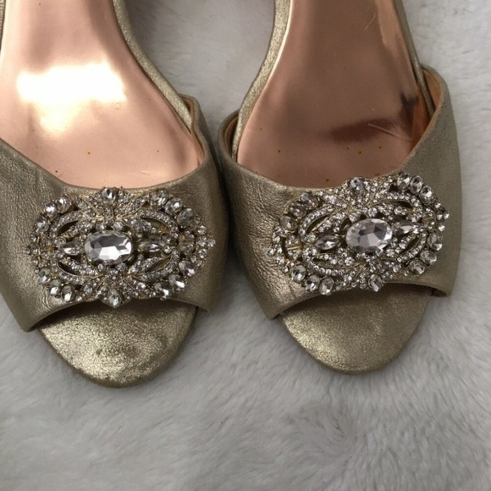 BADGLEY Mischka Davida Open Toe Kitten Heel - Picture 7 of 10